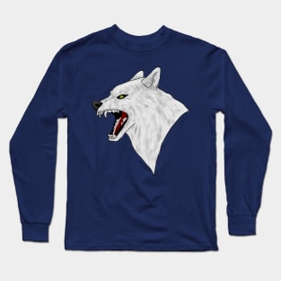 White wolf/Werewolf Long Sleeve T-Shirt